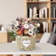 thumbnail image 5 of Maceta tejida de ratán | Cesta natural de paja tejida a mano para suculentas, plantas verdes, soporte decorativo | Decoración rústica bohemia | Uso en casa u oficina | 1 PC incluido, 5 of 6