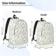 thumbnail image 2 of Fotbe Floral Mochila de Lona con Estampado, Mochila Duradera, Mochila Versátil de Alta Calidad, Mochila Compacta Vintage-Medium, 2 of 5