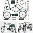 thumbnail image 1 of New 51 Pcs DIY Retro Bicycle Model Ornament For Kids, Creative 1:10 Simulation Mini Bicycle Model Scale Kit With Inflator and Briefcase, Finger Bike Models Toys For Desktop Decoration Ornament, 1 of 7