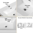 thumbnail image 5 of 72" Natural Oak Double Sink Bathroom Vanity with Ample Storage and U - Shape Drain, 5 of 6