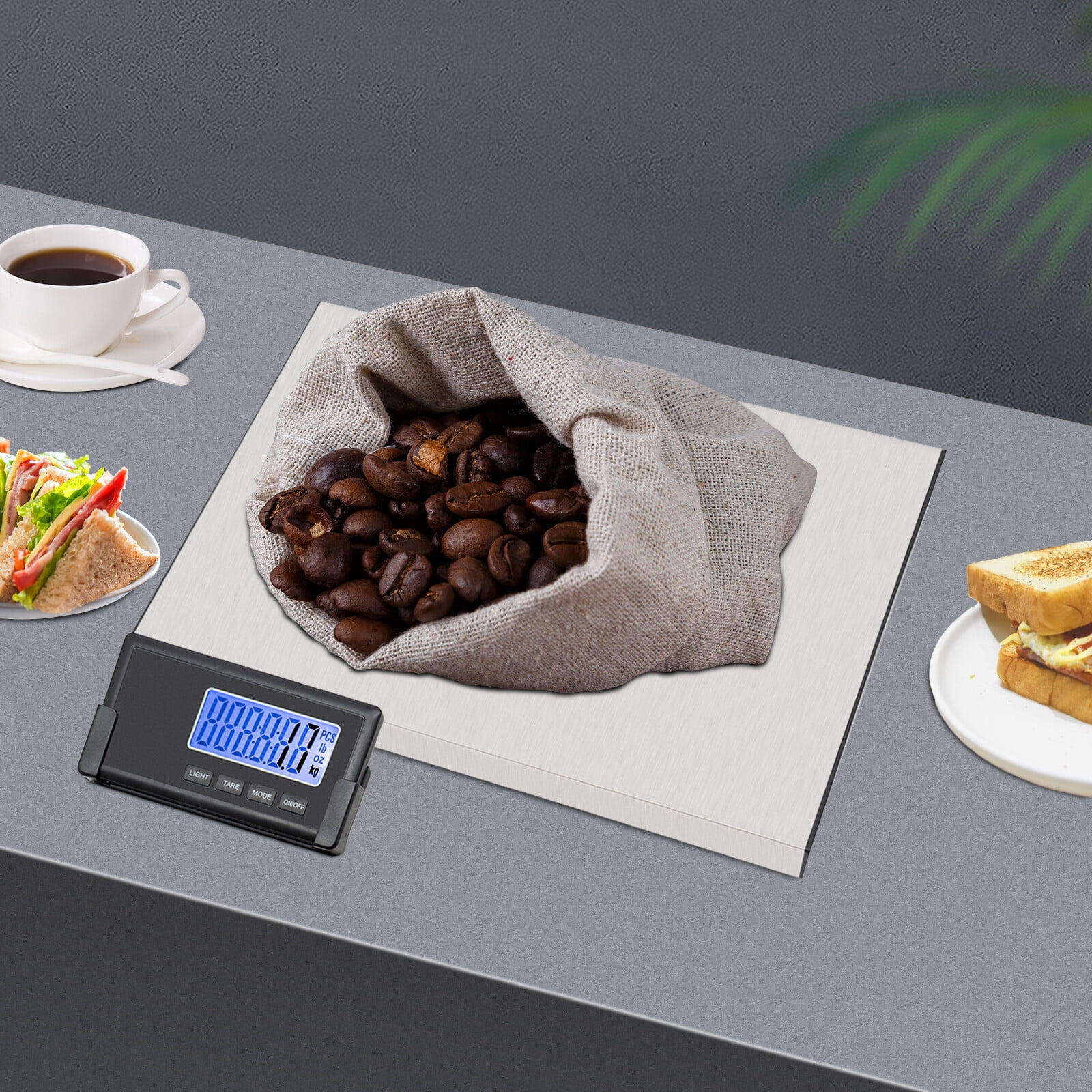 Miumaeov 180kg/396lbs Digital Shipping Scale Lightweight Scale Packages Electronic Scale Cordless LCD Display