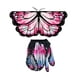 thumbnail image 1 of Conjunto de disfraz de mariposa para niños, atuendo de cóctel para Pascua, disfraz informal de Navidad. Rosa, 1 of 9