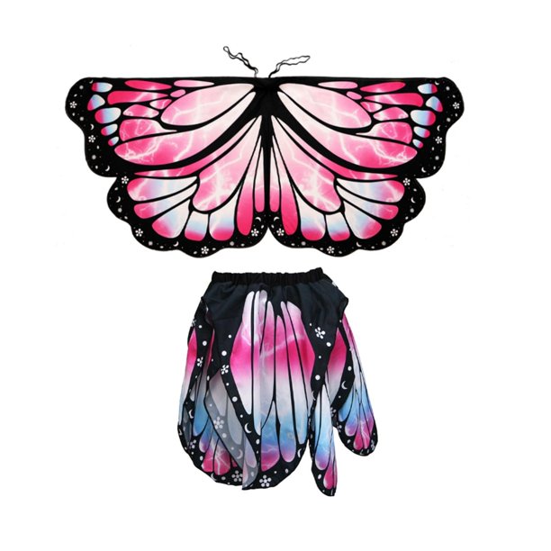 Conjunto de disfraz de mariposa para niños, ropa para eventos de Pascua, festivales de Navidad, disfraces Rosa