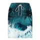 thumbnail image 3 of Ceisia Men's Ocean Wave Palm Tree Print Beach Shorts with Quick Dry Stretch Fabric and Anti-Exposure Liner Multicolor XXL Gifts, 3 of 6
