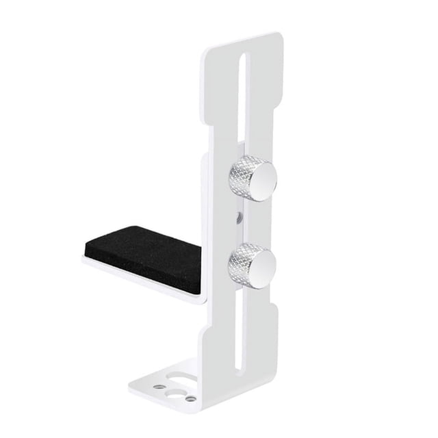 Marco de soporte para GPU, soporte ajustable para GPU que evita que la tarjeta gráfica se hunda, soporte para chasis con ventilador de 12 cm, color blanco