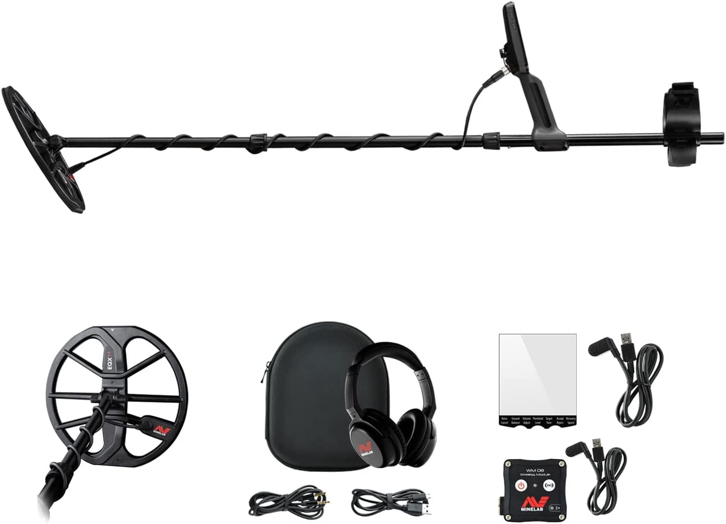 Minelab Equinox 800 Multi-IQ Underwater Waterproof Metal Detector & Pro Find 35