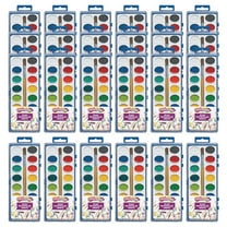 Colorations Washable Watercolor Pain Palettes, 16 Colors, 24 Sets