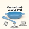 thumbnail image 5 of Domore set de 10 bowls paja de trigo 200 ml ecologicos azul cocina reutilizable, 5 of 5