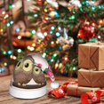 thumbnail image 6 of Cute Owls Christmas Hats, Party Hat   Holiday Decoration Cap,Showing A Warm And Pleasant Atmosphere Black 1, 6 of 7
