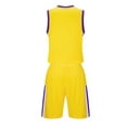 thumbnail image 4 of Kids Girls Summer Tracksuits Basketball Football Outfits Breathable Athletic Tank Top Shorts Set for Boys 4-14 Years, 4 of 7