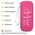 thumbnail image 6 of BOVKE Travel Carrying Case Compatible with 3M Littmann Classic III,MDF Acoustica Deluxe Stethoscopes - Extra Room for Medical Bandage Scissors EMT Trauma Shears and LED Penlight, Raspberry, 6 of 7