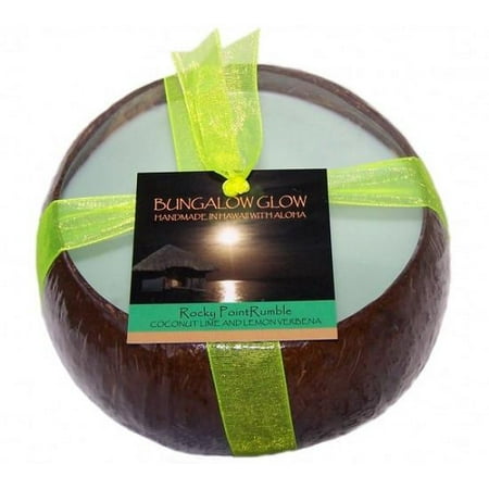 Coconut Point - BUBBLE SHACK HAWAII - BUNGALOW GLOW ROCKY POINT RUMBLE COCONUT LIME CANDLE