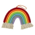 thumbnail image 1 of ¡Rebajas Grandes!, Tapiz de 7 colores tejido a mano con borlas para colgar en la pared Akmoler, 1 of 9