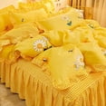 thumbnail image 3 of Yellow Floral Bedding Set Collection with Bed Sheet, 3 of 7
