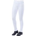 thumbnail image 1 of Dublin - Pantalón de equitación de cinturilla elástica y parche en rodilla modelo Supa-fit para mujer señora (Blanco), 1 of 2