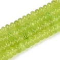 thumbnail image 4 of Dyed Natural White Jade Beads Strands Rondelle Yellow Green 6~6.5x4~4.5mm Hole: 1mm about 86~90pcs/strand 14.57~15.16''(37~38.5cm), 4 of 5
