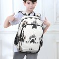 thumbnail image 6 of FORMRS Unisex School Backpack 17" Student Travel Bag with Laptop Compartment, Cartoon Cat Paw, 6 of 7