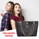 thumbnail image 5 of Bolsa de mujer de color sólido de mano casuales de cuero de PU de mano de gran capacidad Ndcxsfigh  Para Estrenar, 5 of 8