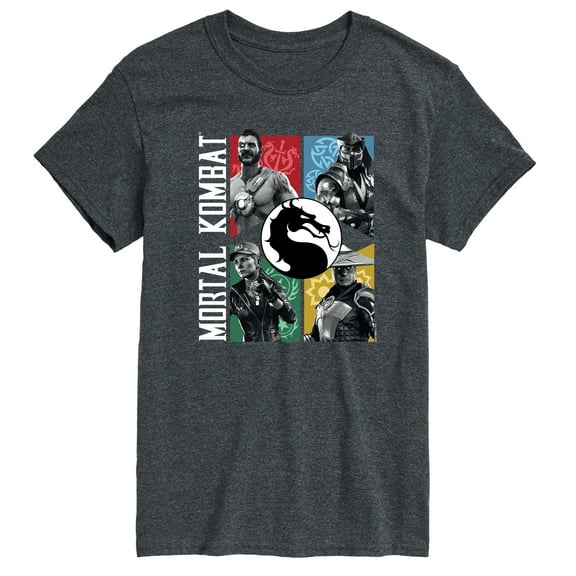 Mortal Kombat - Character Grid - Men's Short Sleeve Graphic T-Shirt