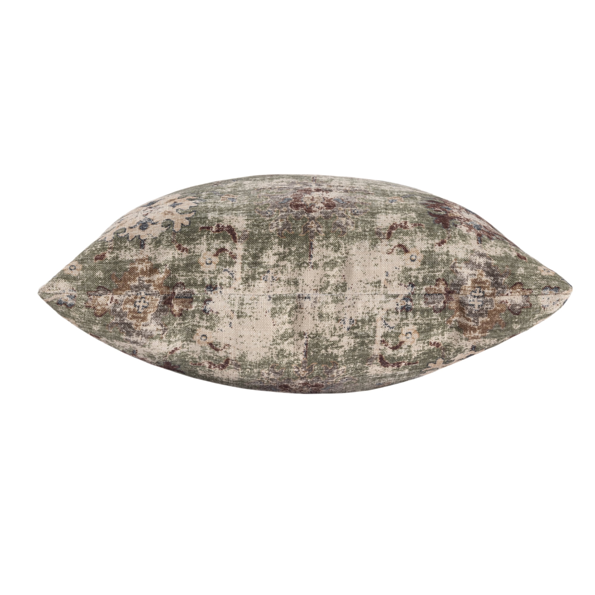 Harlow Hill Charleston 18" x 18" Sage Green Floral Polyester Adult Decorative Throw Pillow Cover