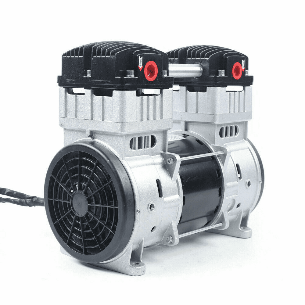 Oil-Free Silent Vacuum Piston High Flow Air Pump Small Diaphragm Mute Pump 5A 200L / Min- 2A100L/ Min 110V (110V 1100W)