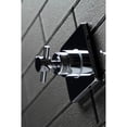 thumbnail image 3 of Kingston Brass KS3041DX Concord Single-Handle Three-Way Diverter Valve with Square Trim Kit in Polished Chrome, 3 of 9