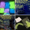 thumbnail image 3 of 100Pcs Gorgeous Night-luminous Fluorescent Glow Stars Stickers Home Decor Wall Sticker for Kids Bedroom, 3 of 7