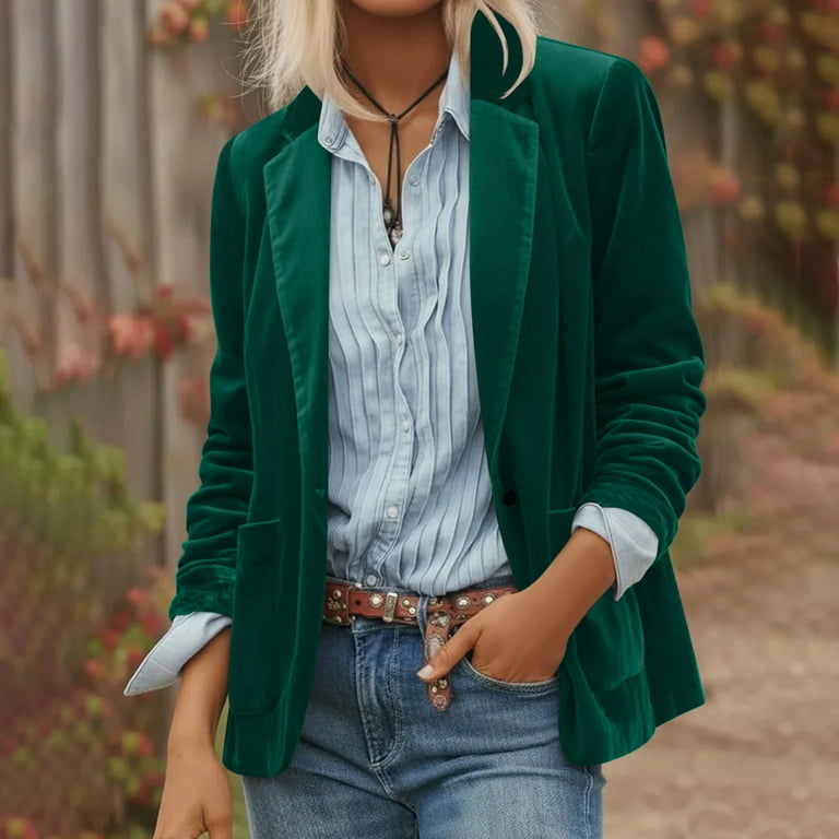 green velvet blazer dress Royal Green Velvet Tuxedo Suit main image 1