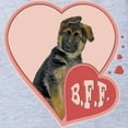 thumbnail image 2 of CafePress - FIN German Shepherd Puppy Bff Baby Football Bodysu - Cute Infant Baby Football Bodysuit, 2 of 3
