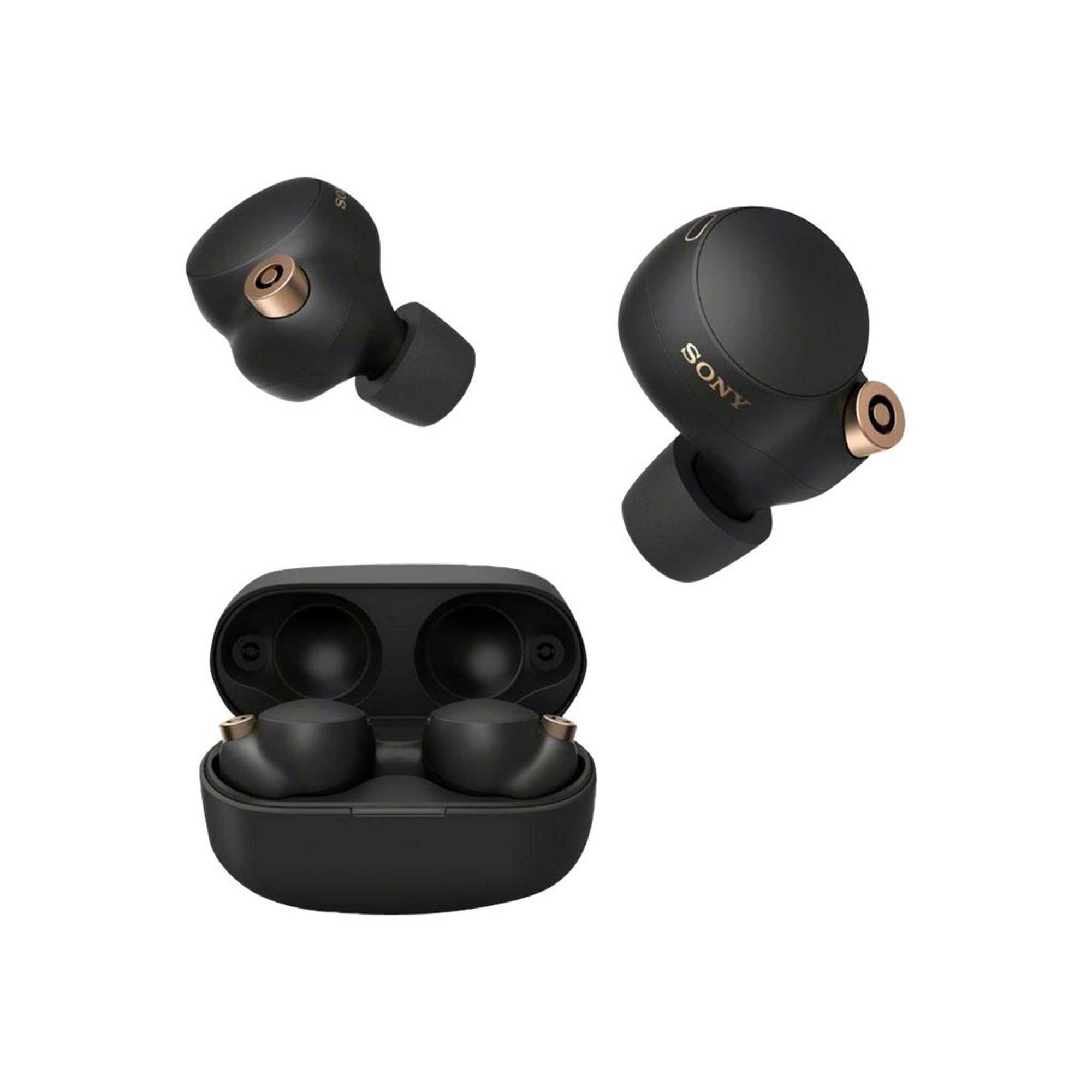 Sony WF 1000XM4 True wireless earphones with mic in ear Bluetooth active noise canceling black Grade A refurbished Walmart