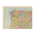 thumbnail image 4 of Historic Map - Spain Portugal - Martin 1911 - Vintage Wall Art, 4 of 4