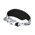 thumbnail image 3 of Gaeub World Travel2 Sun Visor Hats with Empty Top and Adjustable, UV Protection for Golf Tennis Cycling Running, 3 of 8