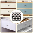 thumbnail image 5 of 4 Pieces Set Drawer Pulls Handle Square Wardrobe Cabinet Knobs with Stainless Steel Screws Furniture Kitchen Decor, 5 of 5