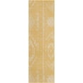 thumbnail image 1 of Rugs.com Outdoor Bohemian Collection Rug – 8 Ft Runner Yellow Flatweave Rug Perfect For Hallways, Entryways, 1 of 1