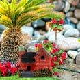 thumbnail image 7 of LOLIPPYY Set of 4 Miniature Resin Fairy Houses Tiny Ornaments for Outdoor Yard Decoration, 7 of 7