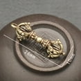thumbnail image 6 of Farfi Handcraft Pendant Vintage Rust Resistant Brass Solid Religious Pestle Prayer Pendants for Home (Type C), 6 of 13
