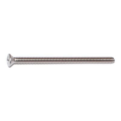 

#10-24 x 3 18-8 Stainless Phillips Oval Head Machine Screws (10 pcs.)