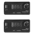 thumbnail image 1 of 2X Mini 3 Modes Digital /ESC Consistency Tester Steering Gear Measurement for RC Helicopter Airplane Car Tool,2* servo tester,black, 1 of 8