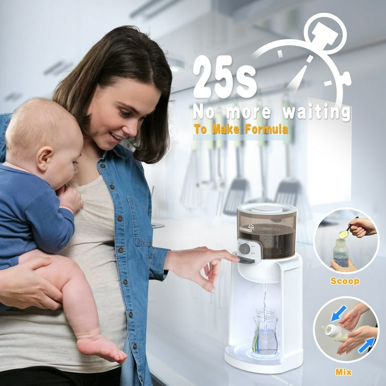 For Baby Formula HEYVALUE Baby Bottle Warmer, Formula Maker With