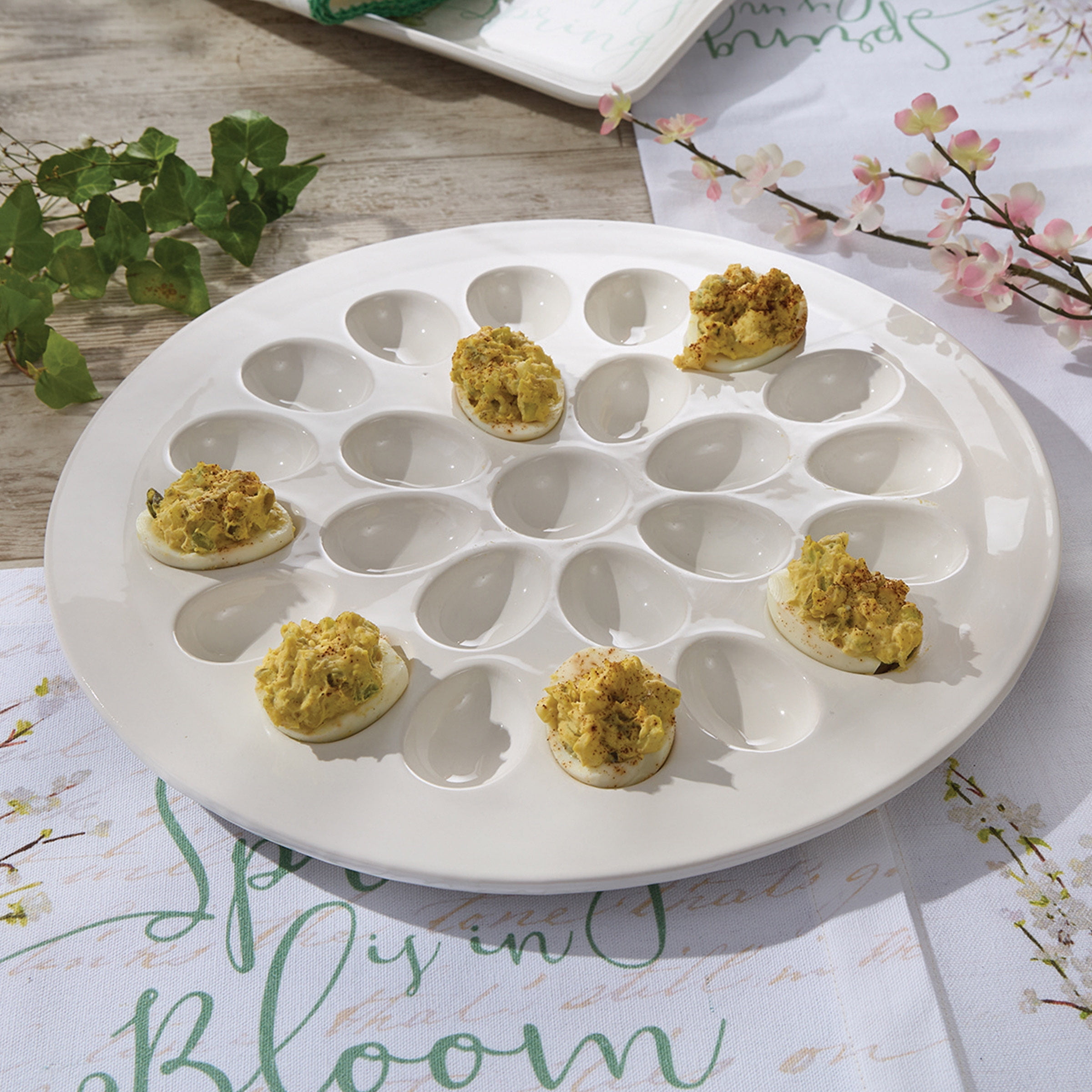 Park Designs Spring In Bloom Egg Platter