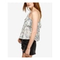thumbnail image 2 of Lucky Brand Womens Tropical One Shoulder Blouse, Multicoloured, Large, 2 of 2