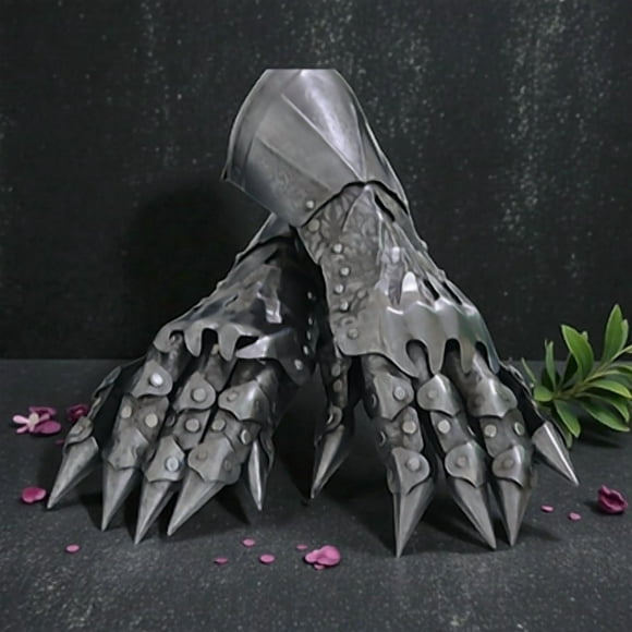 Medieval Crusaders Gauntlets - Handcrafted Steel Armor Gloves For Warrior Look