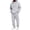 6# Light Gray, variant on Men Full Zip Hoodie Tracksuit Set Soft Thick Fleece Sweatsuit Matching Jogger Outfit 2026 Fall Winter Relaxed Set Royal Blue S
