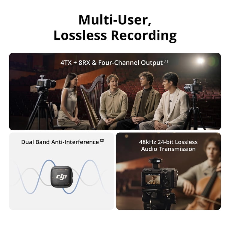 DJI DJI Mic 3 (1 TX + 1 RX) Advanced Mini Wireless Microphone