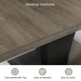 thumbnail image 6 of FOROUTIA Modern Extendable Dining Table for 6-10,Wooden Farmhouse Table for Kitchen & Dinner, 6 of 7