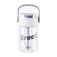 thumbnail image 2 of Summer-themed Straw Cup 600ml ShatterProof Water Bottle Stylish Portable Large-Capacity Cute Floral Tea Cup For Students, 2 of 6