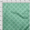 thumbnail image 3 of oneOone Rayon Mint Green Fabric Asian Ornamental Dress Material Fabric Print Fabric By The Yard 56 Inch Wide, 3 of 4