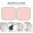 thumbnail image 6 of Fotbe Rabbit And Flower 2-Piece Car Windshield Sun Shade | Sun Blocker for Car Windshield | Foldable Automotive Interior Accessories for Sun Protection-Small, 6 of 7