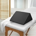 thumbnail image 4 of Saloniture Triangle Wedge Massage Table Bolster Pillow, Extra Large - 19 x 12 x 20 x 15.5 Inch - Black, 4 of 7