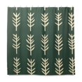 thumbnail image 2 of Yayeee Shower Curtain with Hooks 72"x72" Waterproof Fabric Bathroom Hanging Decor, Dark Green Leaves, 2 of 5